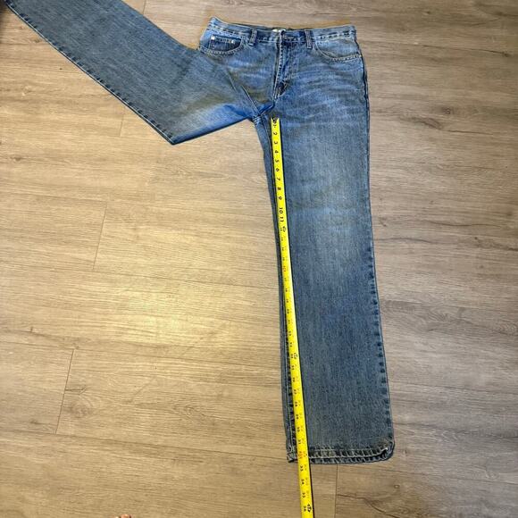 Vintage Calvin Klein Jeans Men’s Size 32 Straight Leg Blue Denim Pants Y2K 90s - Picture 10 of 14